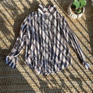 Striped Button Shirt